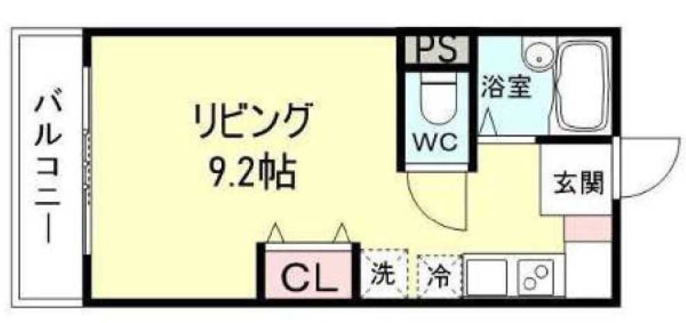 目黒第一コーポ611の間取り