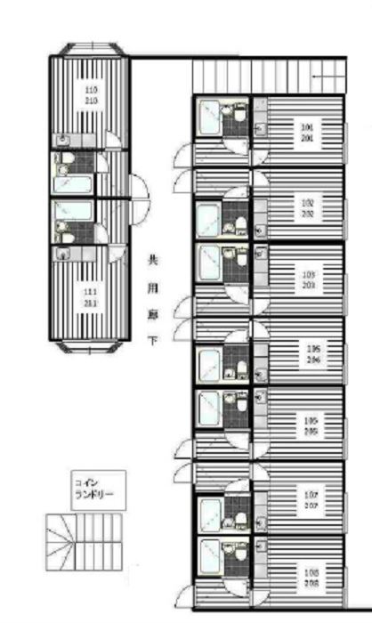 プラザ　ドゥ　メーヤー206の間取り