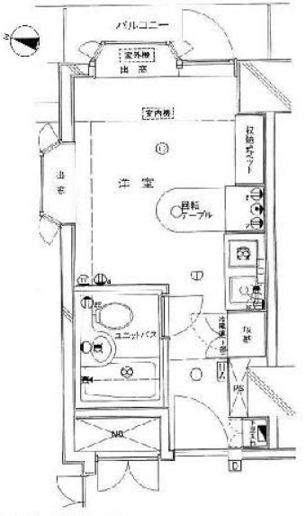 インペリアル南麻布コート＆サテライトS806の間取り