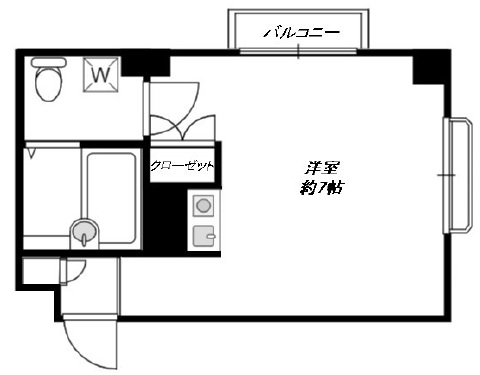メゾン東山301の間取り