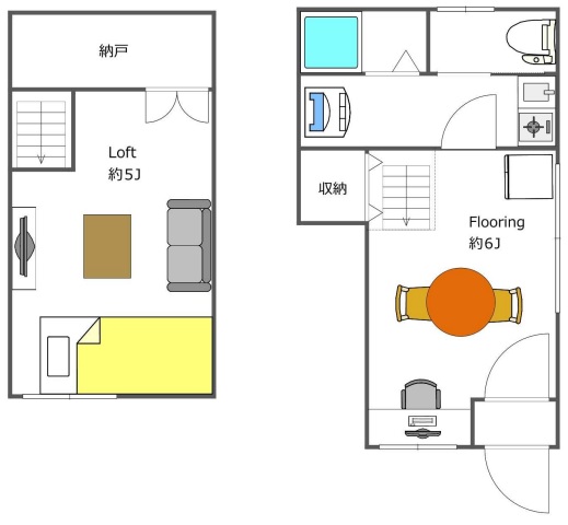 プチメゾン101の間取り
