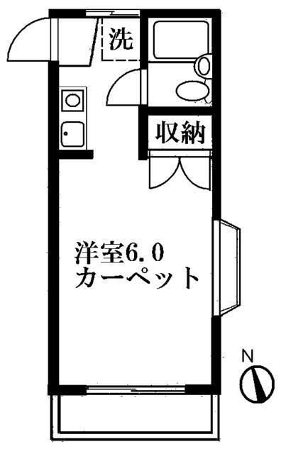 ハイム樽本304の間取り