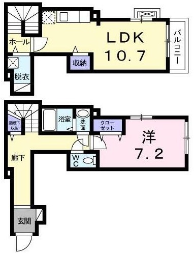 ストーン　リバー103の間取り