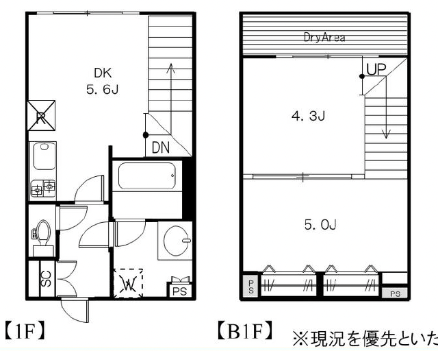 リーガランド学芸大学102の間取り