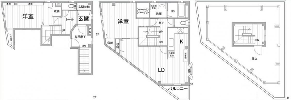 コーポT301の間取り