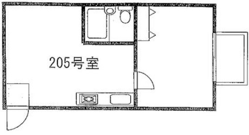 アーバンＫ　205の間取り