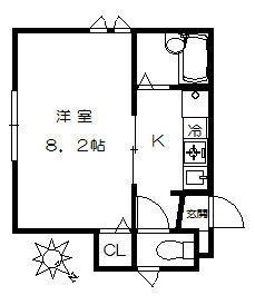 ラポール学芸大学103の間取り