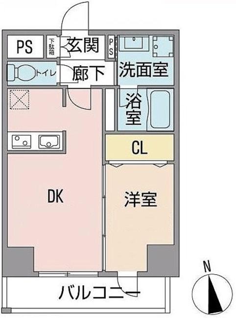 Via Nova Ebisu(ヴィア ノヴァ エビス)402の間取り