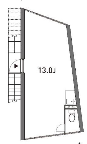 103BLD（トミビルディング）2Fの間取り