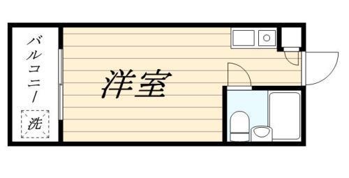 ハイシティ表参道106の間取り