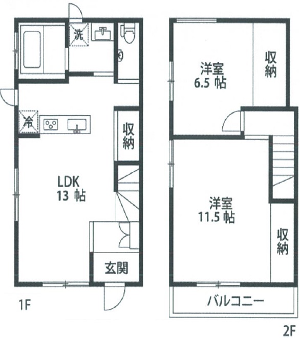 meguroflagge（メグロフラッグ）Cの間取り