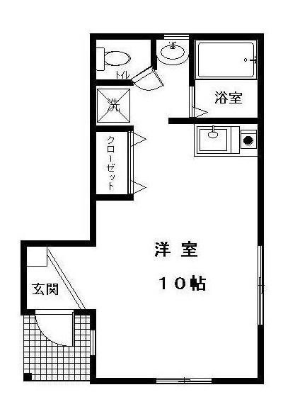 ファミーユ三宿102の間取り