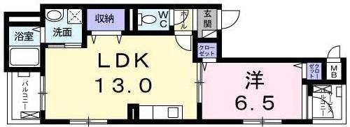 Birch目黒 301の間取り