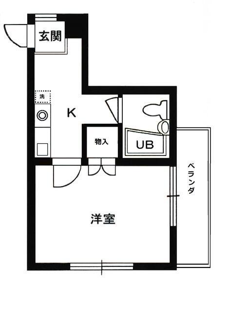 インペリオ田園調布201の間取り