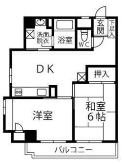 ティンバー小林501の間取り