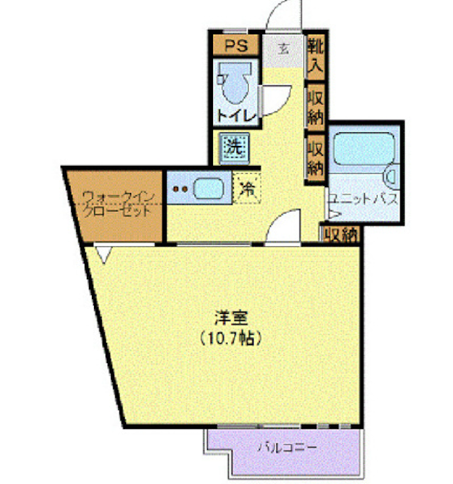 マリオン駒場201の間取り