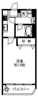 駒場マンション308の間取り