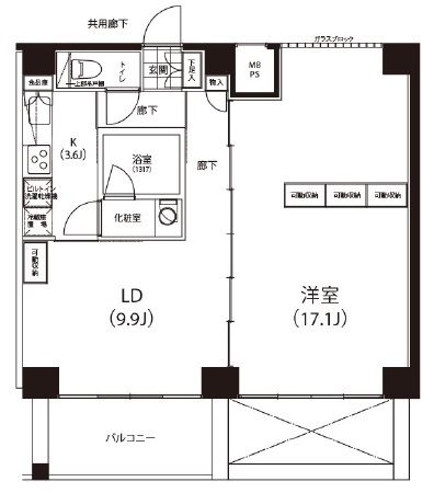 クイズ恵比寿804の間取り