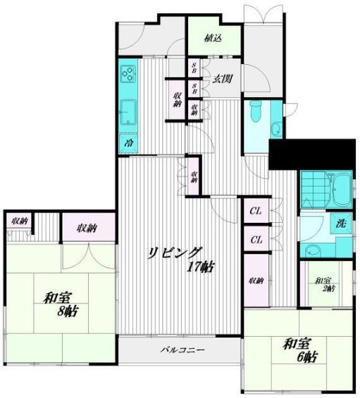 ハーベストヴィラ100の間取り