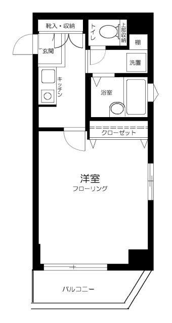 エルサンタフェ渋谷403の間取り