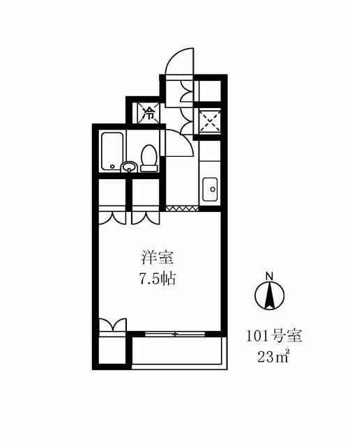 アークス太子堂101の間取り