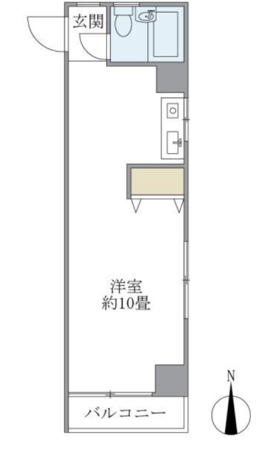 ハウスチェリー上馬707の間取り