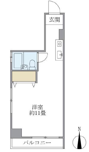 ハウスチェリー上馬602の間取り