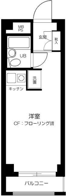 ライオンズマンション太子堂第２210の間取り