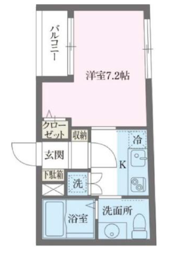 アルティザ池尻401の間取り
