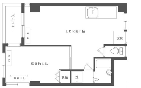 テラス・レイクマウント202の間取り