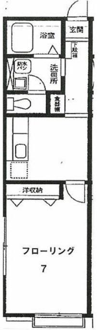 シェモア中目黒103の間取り