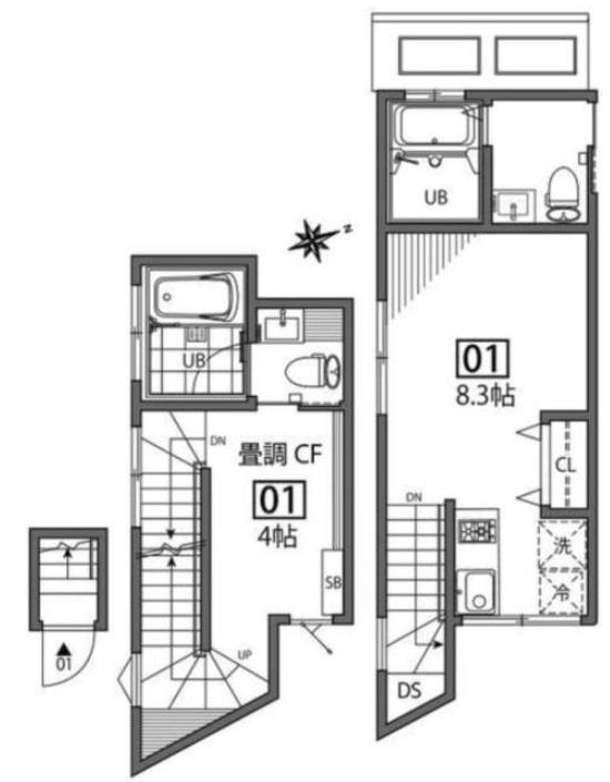 SANCHA　TERRACE1の間取り