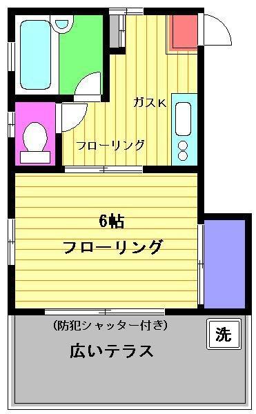 コート桜町１０２の間取り