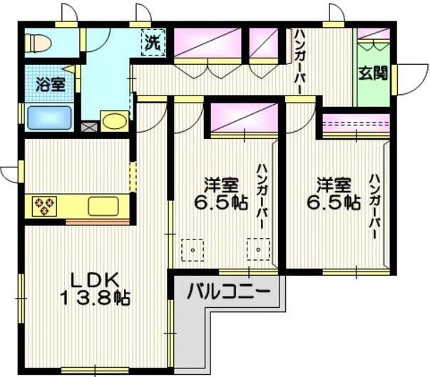 MH五本木201の間取り