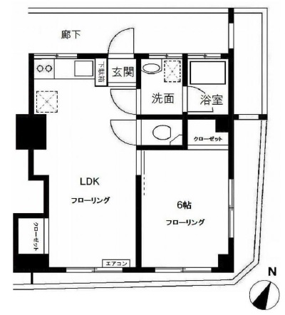 相場ビル201の間取り