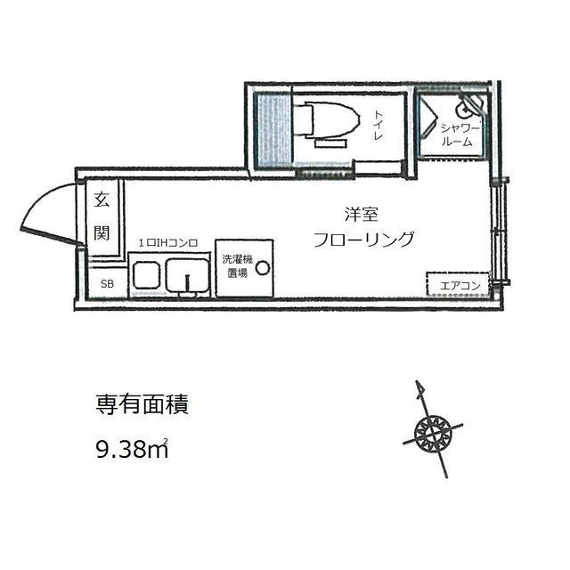 サークルハウス用賀106の間取り