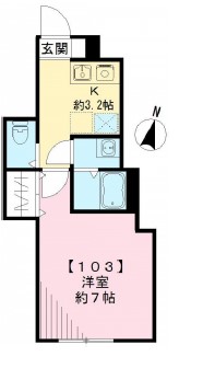 フィカーサ　スズキ103の間取り