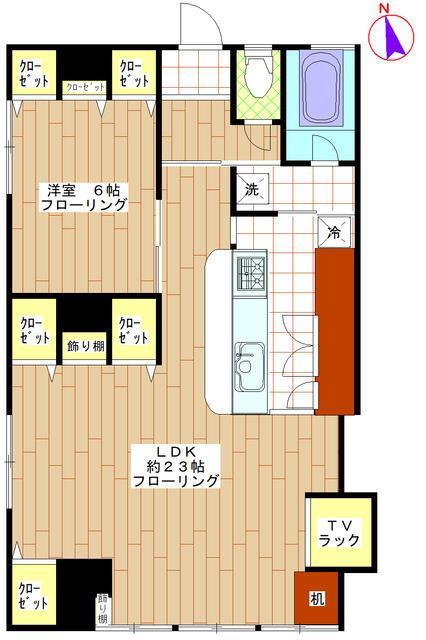 星野ビル202の間取り