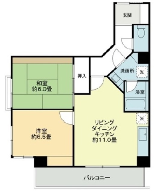 ハイム・グランドヒル自由ケ丘0203の間取り