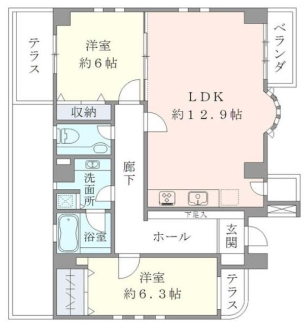 カーザ・クレアトーレ101の間取り