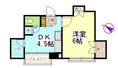 アントレパルク304の間取り