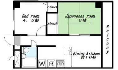 ＪＬＢグランエクリュ武蔵小山Ⅱ302の間取り