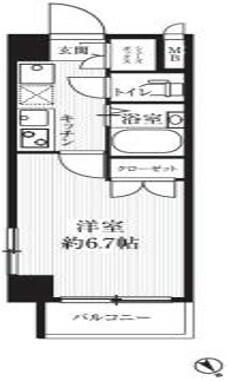 ＨＦ武蔵小山レジデンス0203の間取り