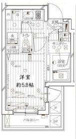 レガリス品川戸越306の間取り