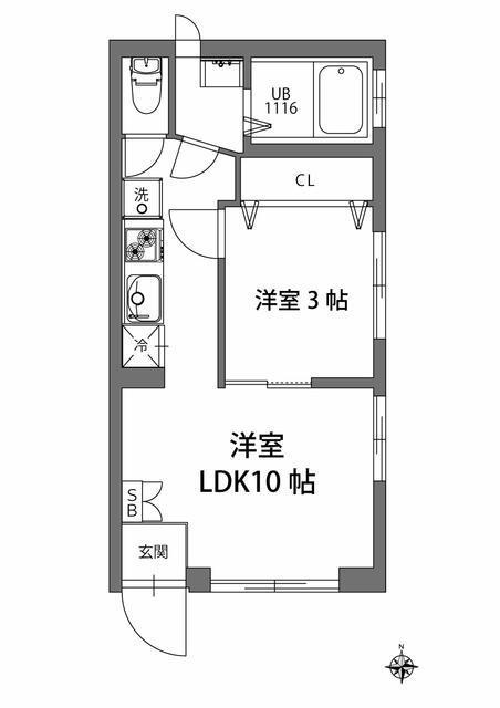 ロータス武蔵小山202の間取り