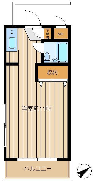 ｆｉｔ・代々木公園305の間取り