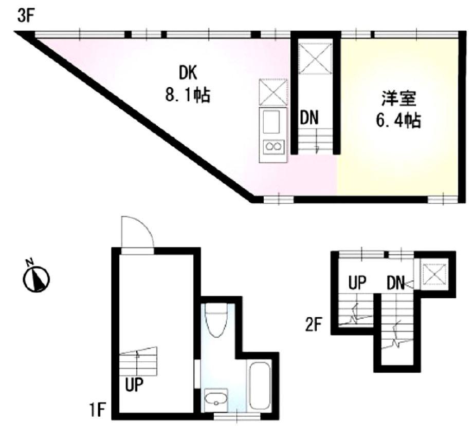 EBISU FOLIO Act.3Kの間取り