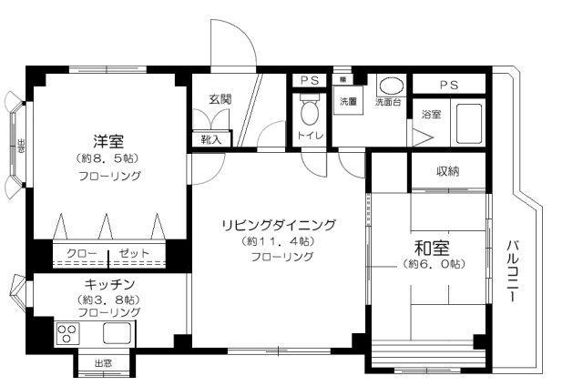 芝邸００２の間取り