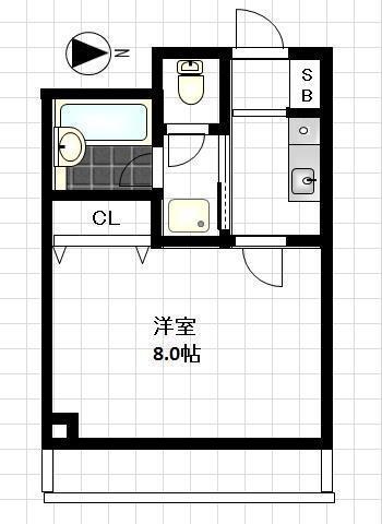 パークテラス参宮橋301の間取り