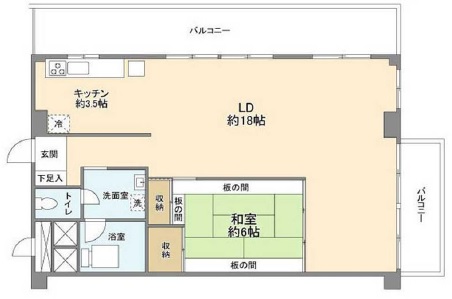 秀和恵比寿レジデンス601の間取り